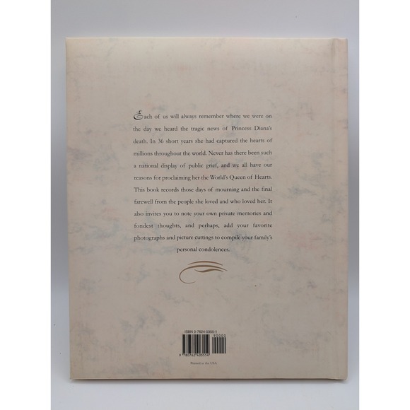 A Book of Remembrances: Diana, Princess of Wales, 1961-1997  T5I - Picture 2 of 10